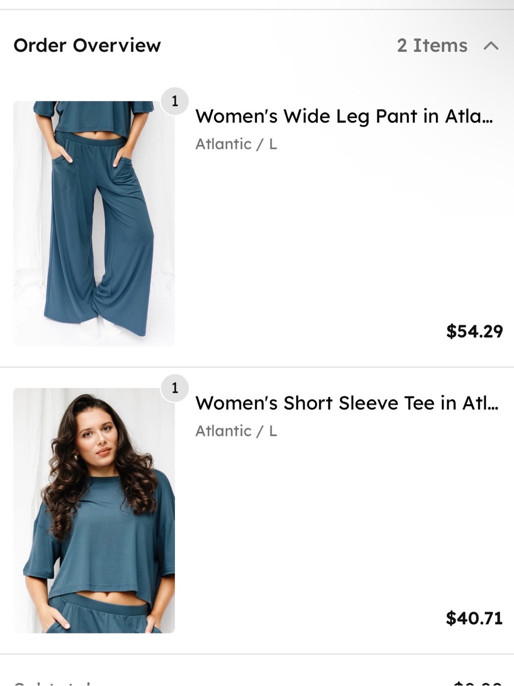 Kyte Baby Wide Leg Pant & Short Sleeve Tee Set in Atlantic Blue